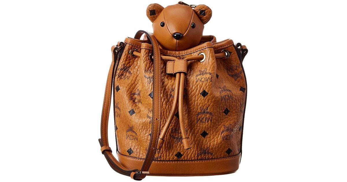 mcm teddy bear bolsa