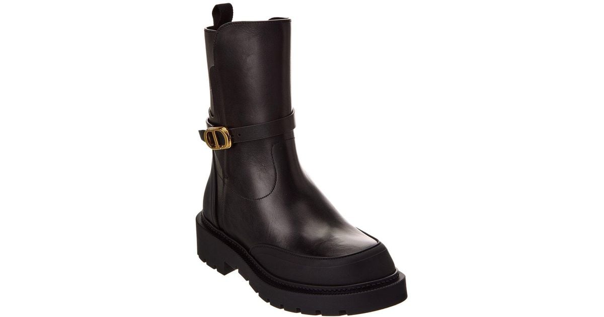 Dior Empreinte Leather Boot in Black Lyst Canada