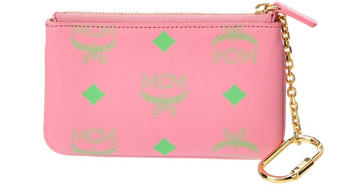 pink key pouch