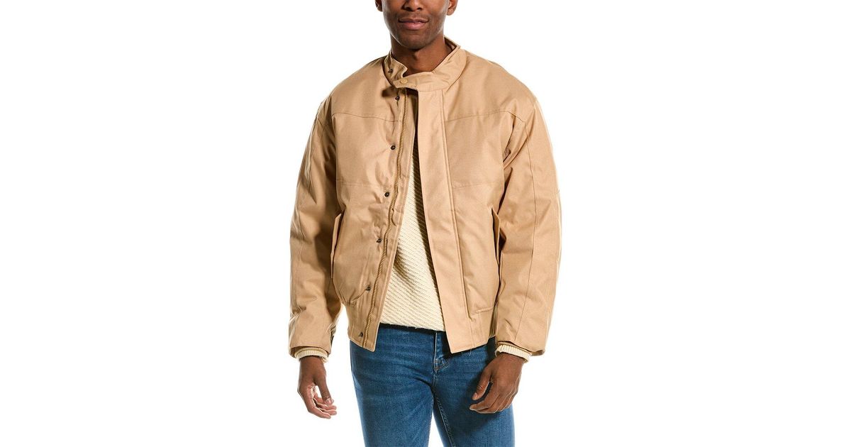 American Stitch Bomber Jacket in Blue for Men Lyst UK