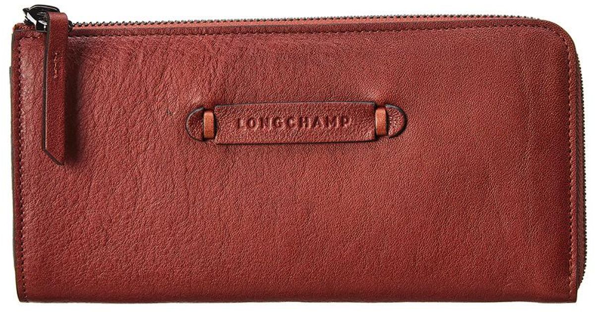 longchamp 3d zip around wallet