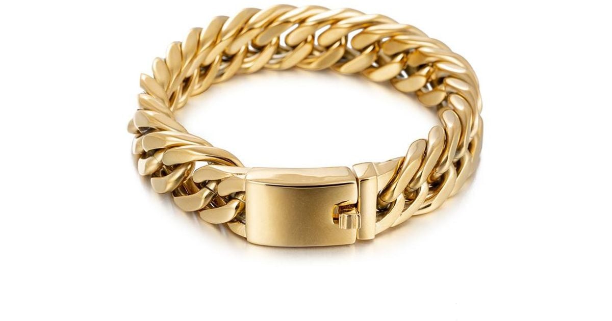 Eye Candy LA Eye Candy Los Angeles Luxe Collection Christian 18k Gold Plated Titanium Chain