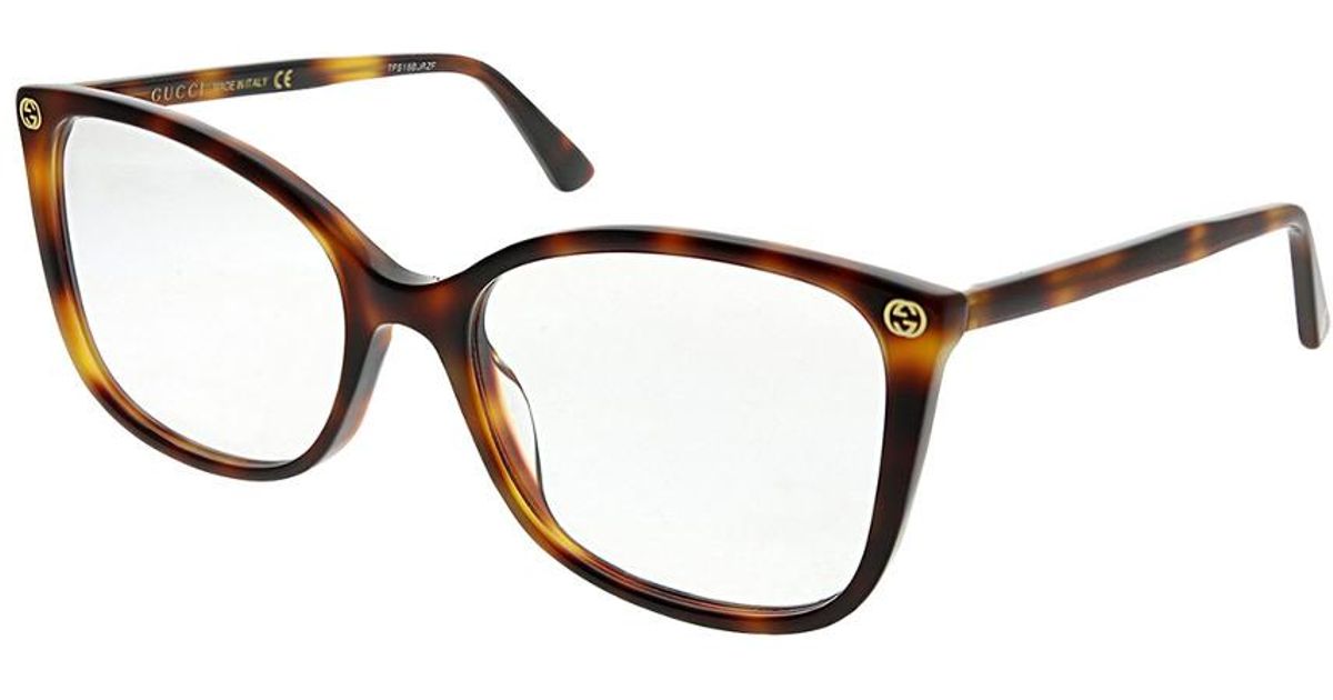 Gucci Cateye 53mm Optical Frames in Brown Lyst