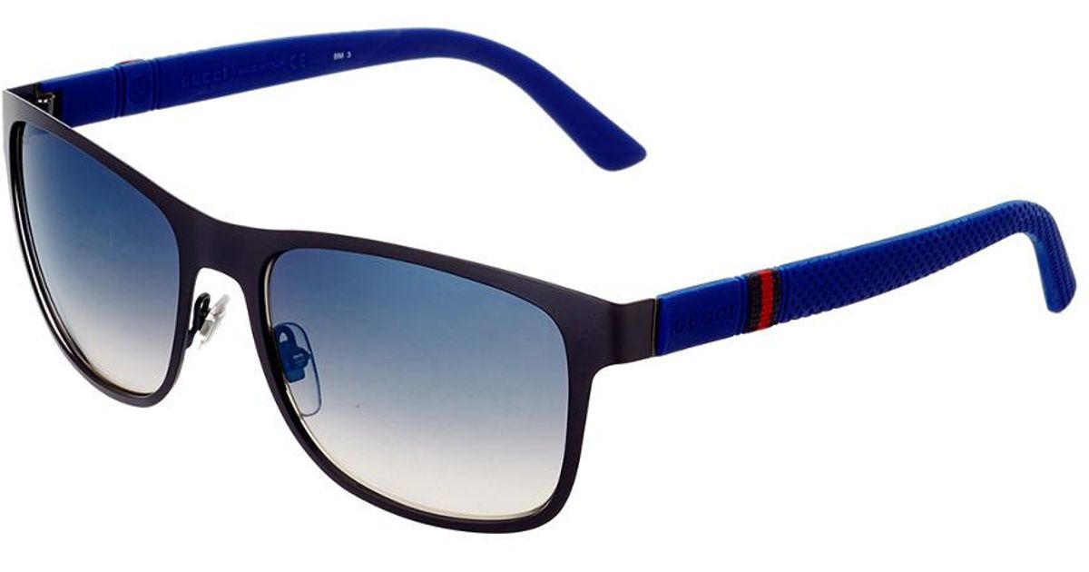 blue gucci sunglasses mens