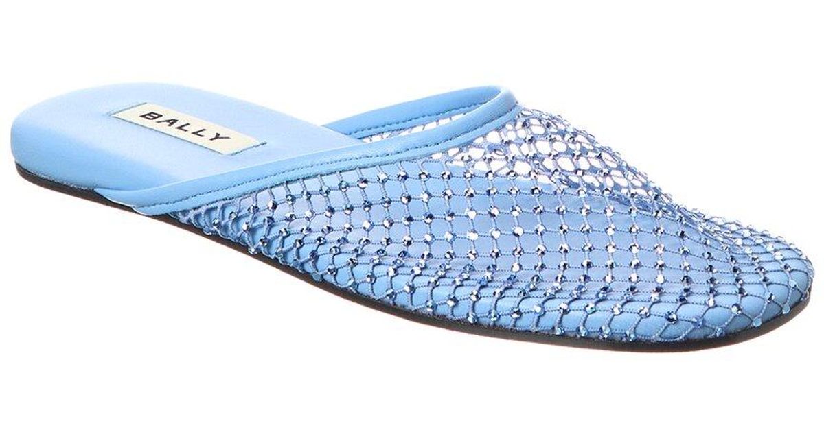 【23AW NEW】BALLY_men / GYLON ミュール / U505 MARINE 17 Blue Bally Gylon 6303993 Men's Marine Suede Leather Slippers MSRP