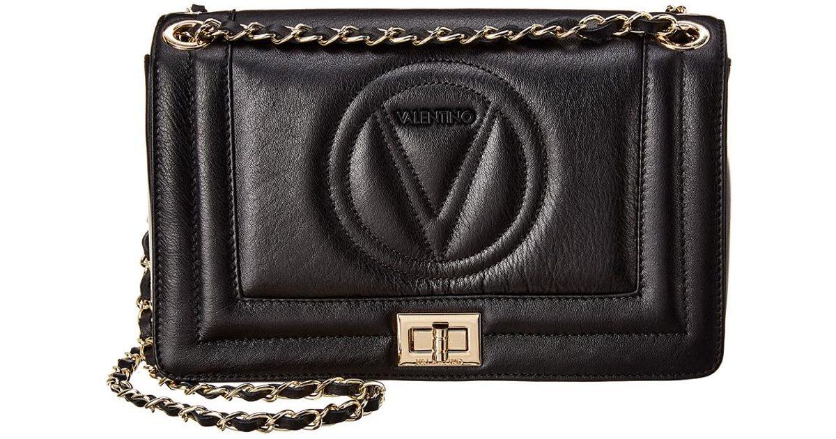 valentino by mario valentino alice sauvage leather shoulder bolsa
