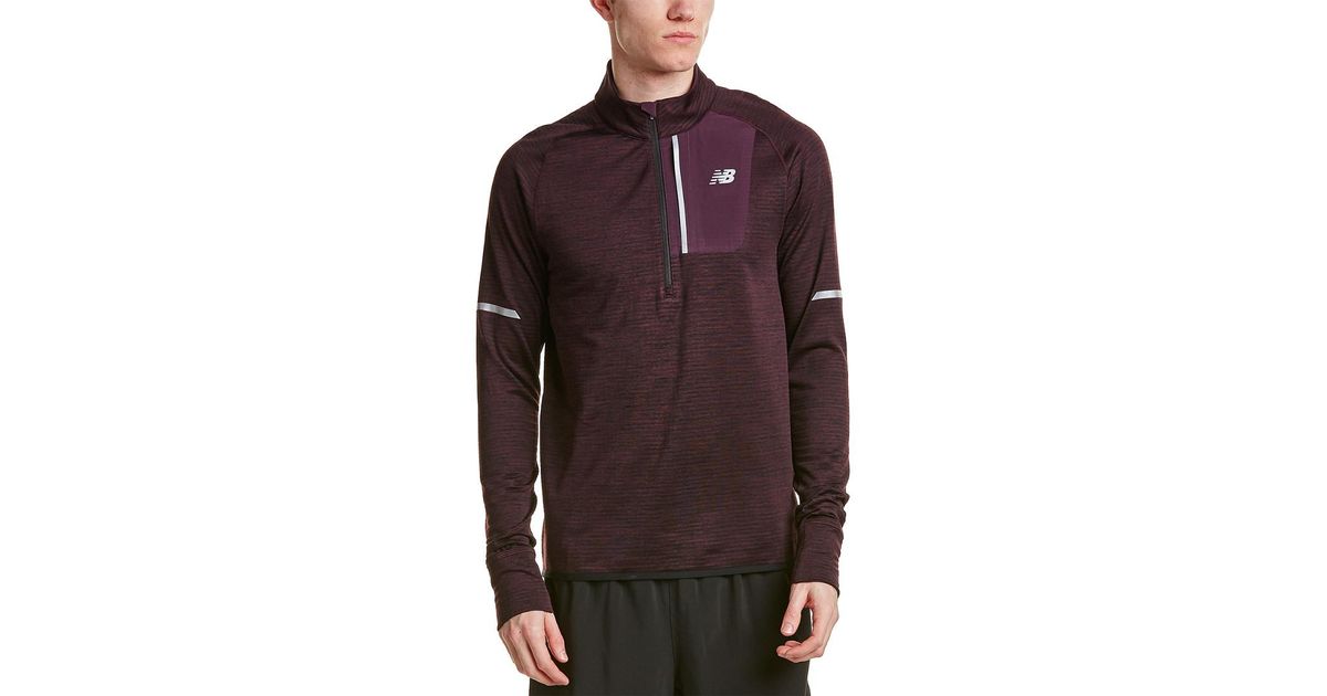 nb heat half zip