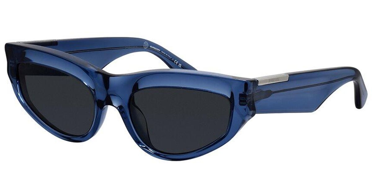 Burberry 55Mm Sunglasses in Blue | Lyst