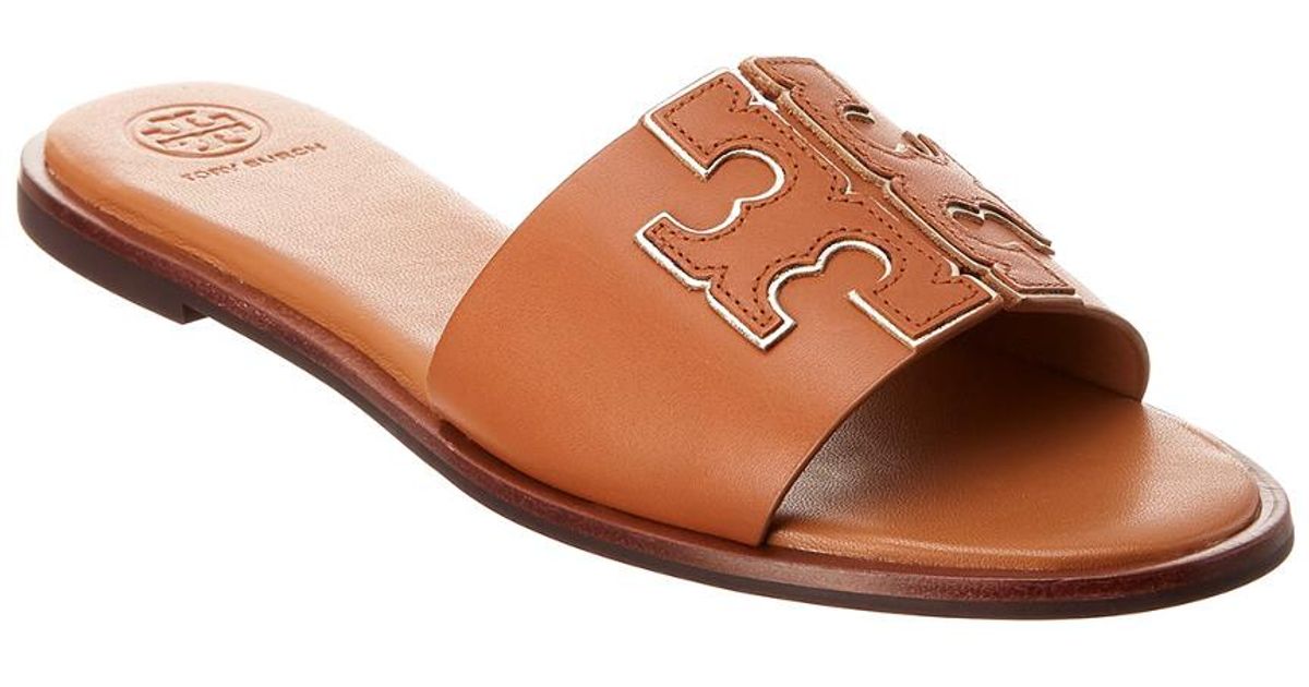 tory burch ines mid heel slide