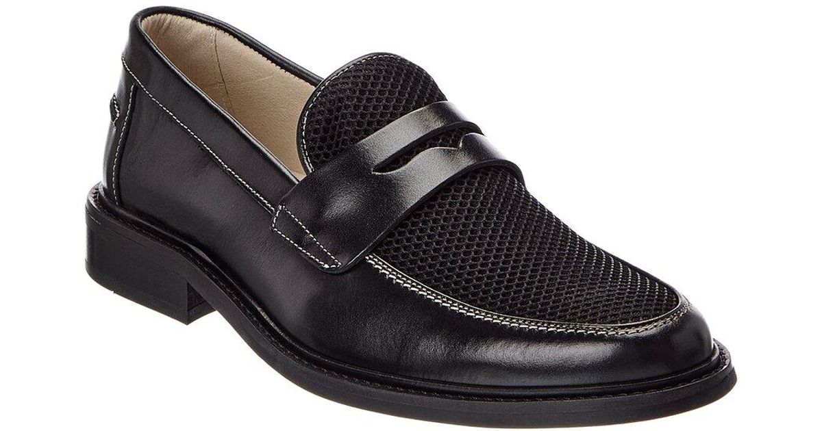 Bruno Magli Alex Loafer Leather & Mesh Loafer, Black Flex Bit Loafer – Bruno Magli main image 4