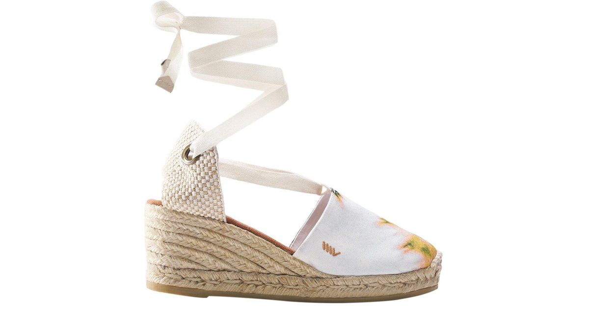 VISCATA Escala Canvas Espadrille in Yellow | Lyst