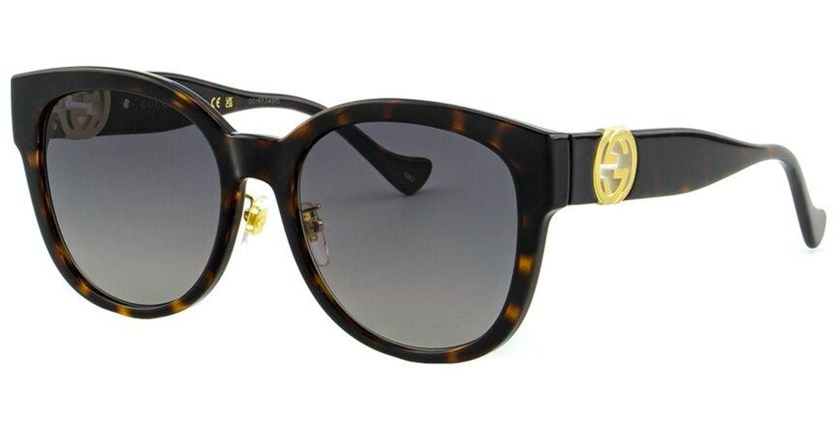 Gucci GG1028SK 56mm Polarized Sunglasses in Brown (Black) Save 1