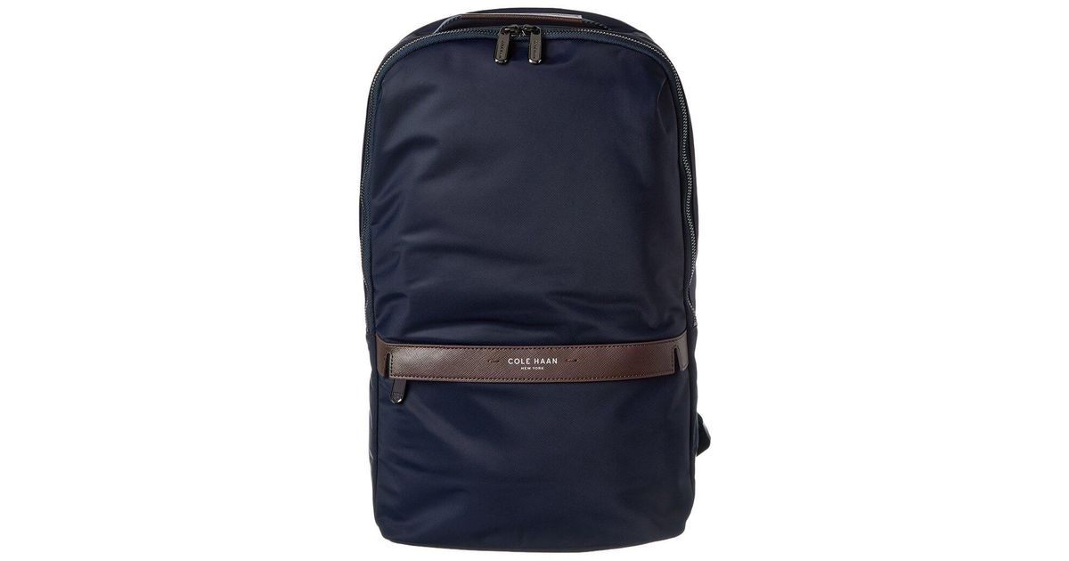 Cole Haan Carson Backpack in Blue for Men | Lyst