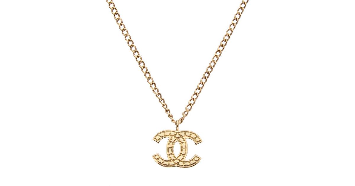 Chanel Logo Cuff Bracelet in Gold Metal  UFO No More