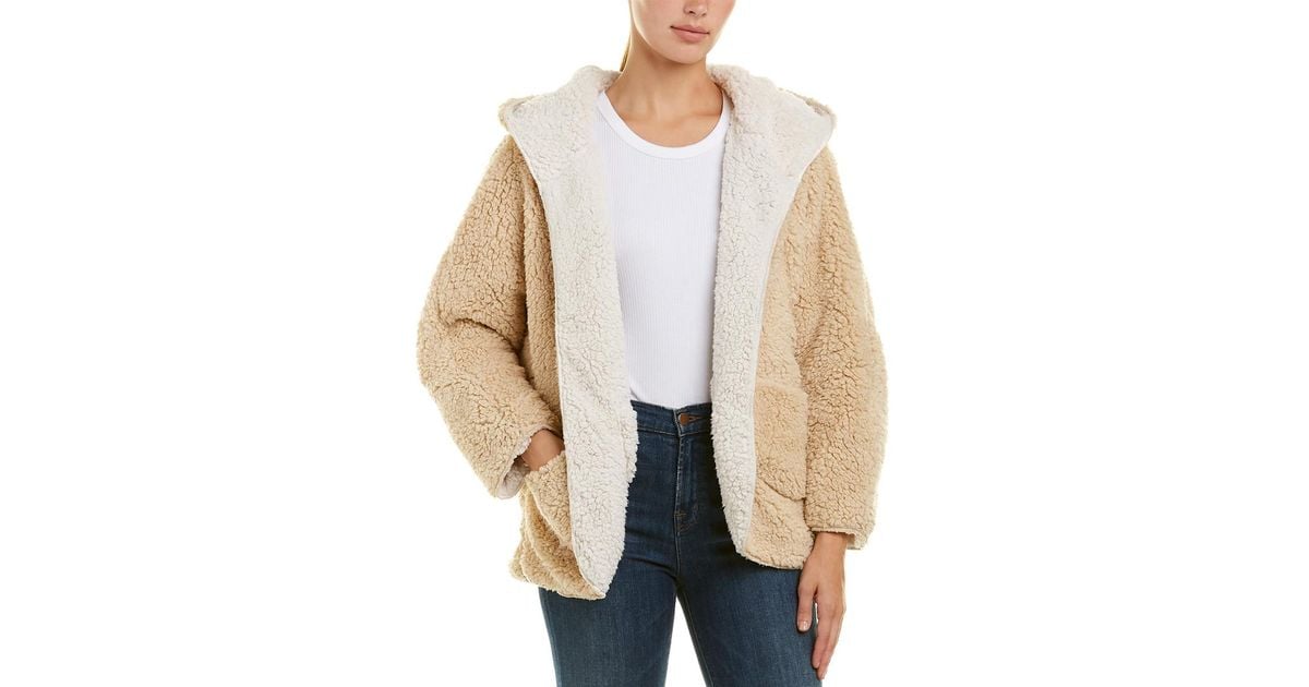 Sweet rain reversible plush jacket Clearance