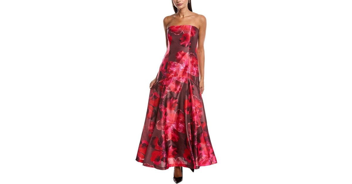 Hutch Maria Gown in Red | Lyst UK