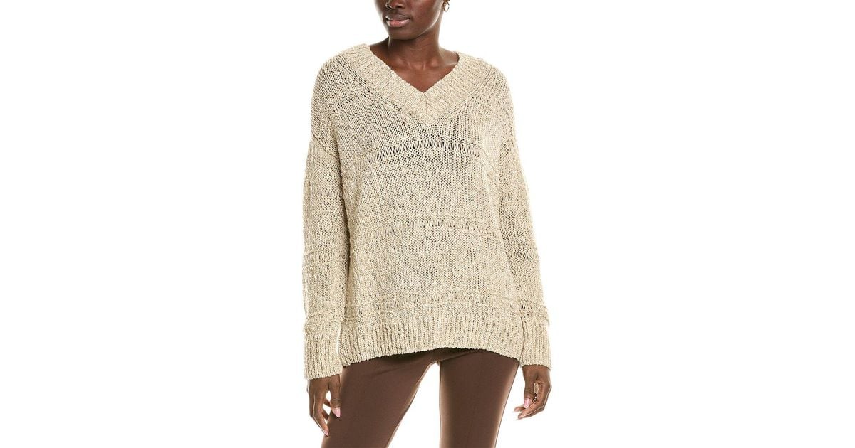 Marled v neck sweater hot sale