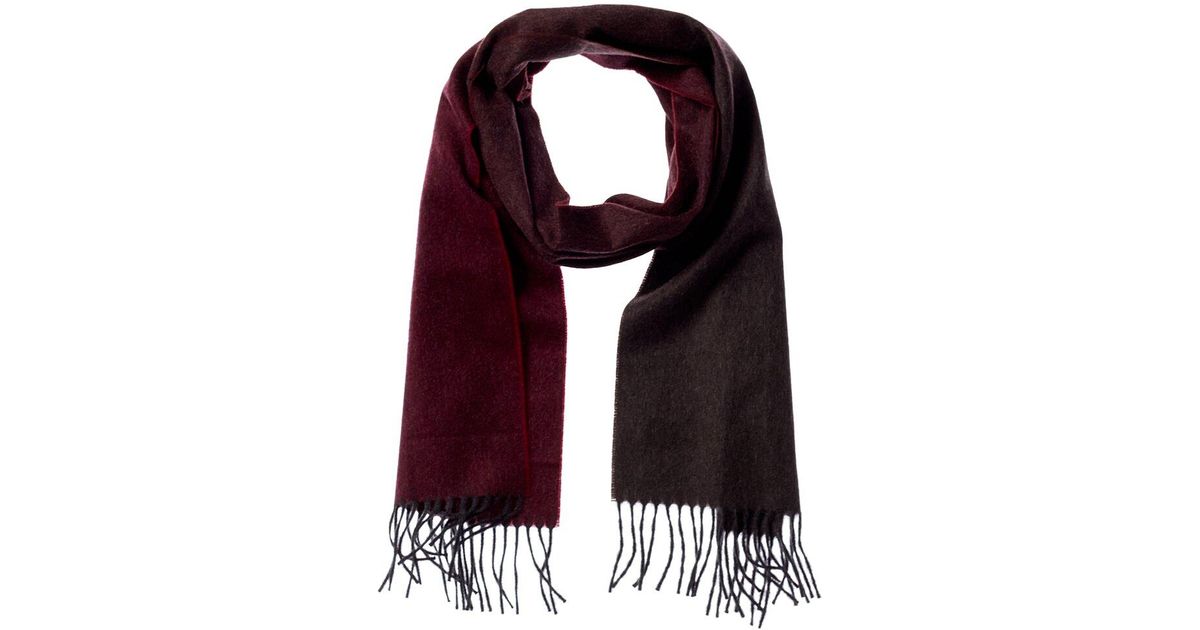 Hickey Freeman Ombre Cashmere Scarf in Purple for Men | Lyst