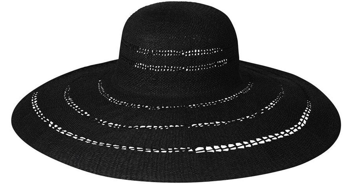 Lack of Color Riviera Ultrawide Hat in Black | Lyst