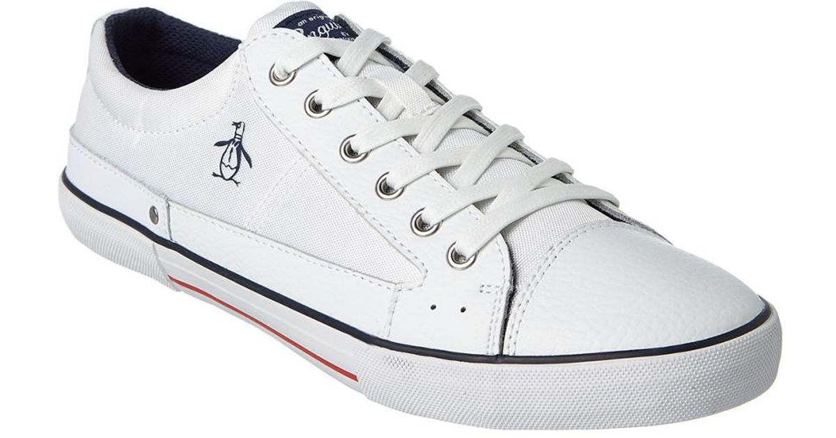 penguin white sneakers