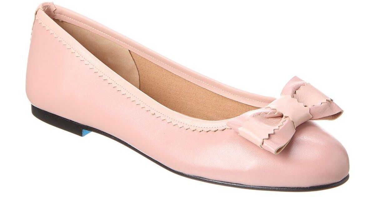 French Sole X Nicky Hilton Blair Leather Flat in Pink Lyst