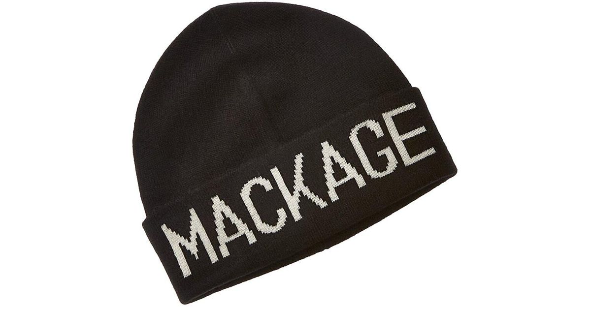 Mackage Kiko Wool-blend Hat in Black | Lyst Canada