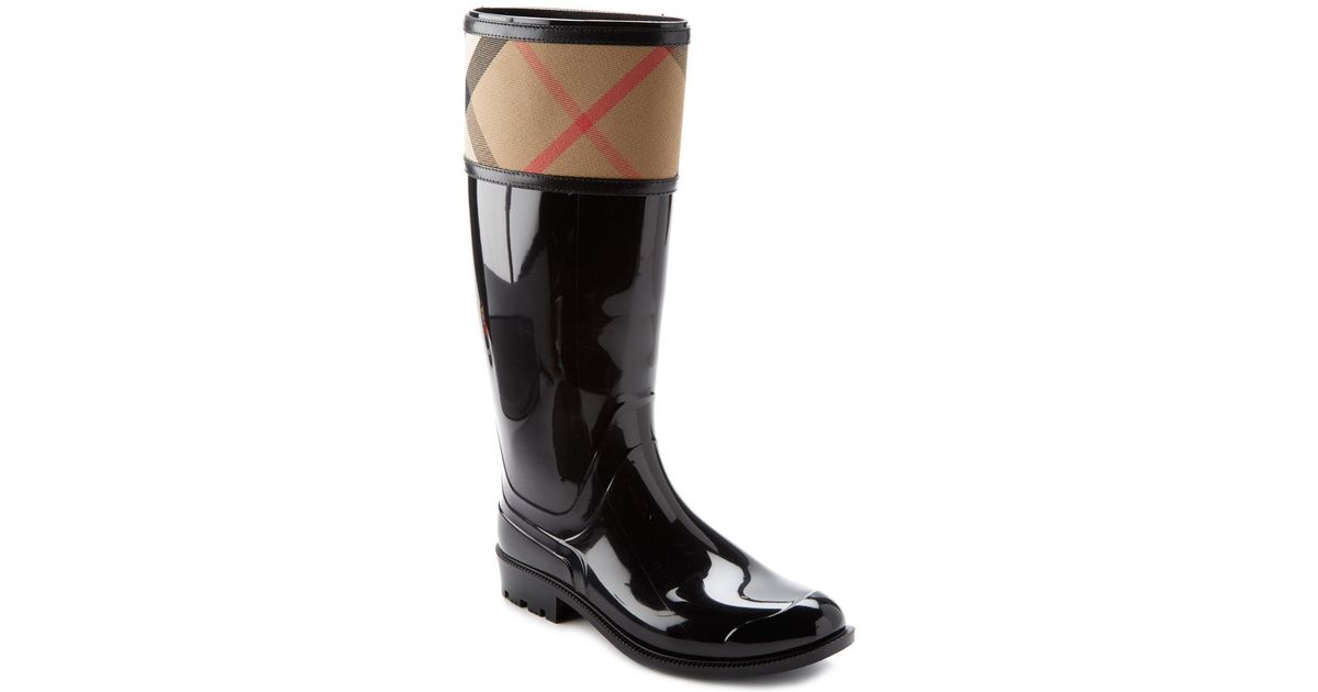 burberry crosshill rain boots