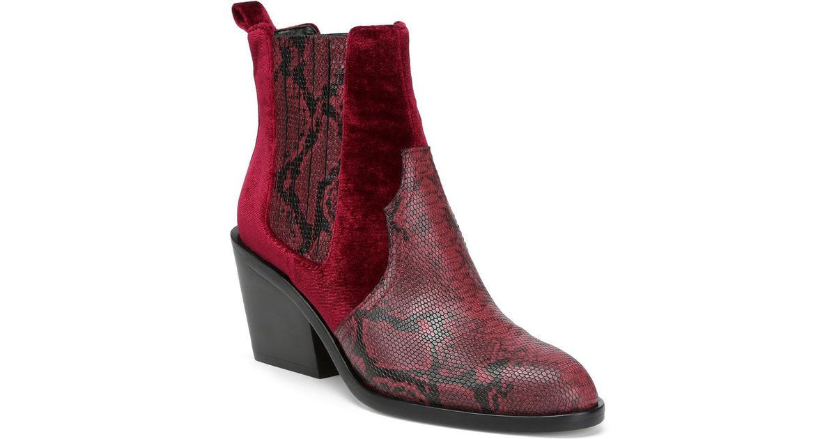 donald pliner red boots
