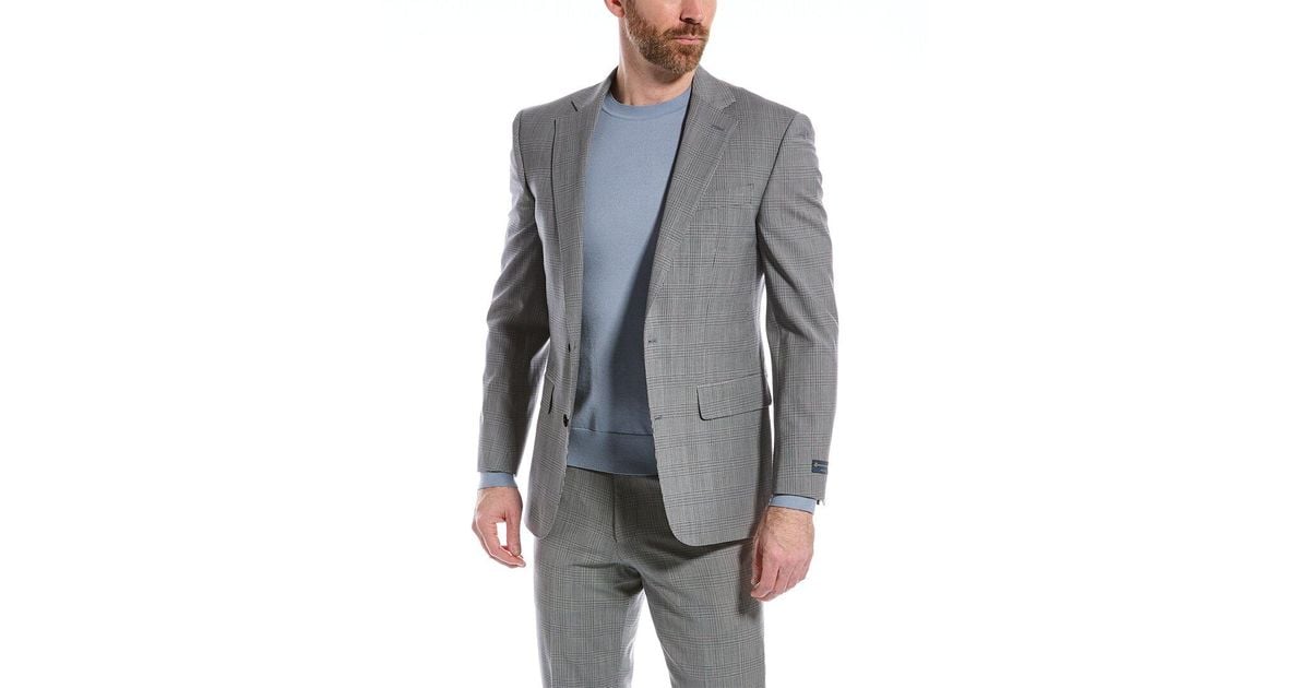 Brooks Brothers Regent Fit Explorer Wool-blend Suit Jacket in Gray for ...