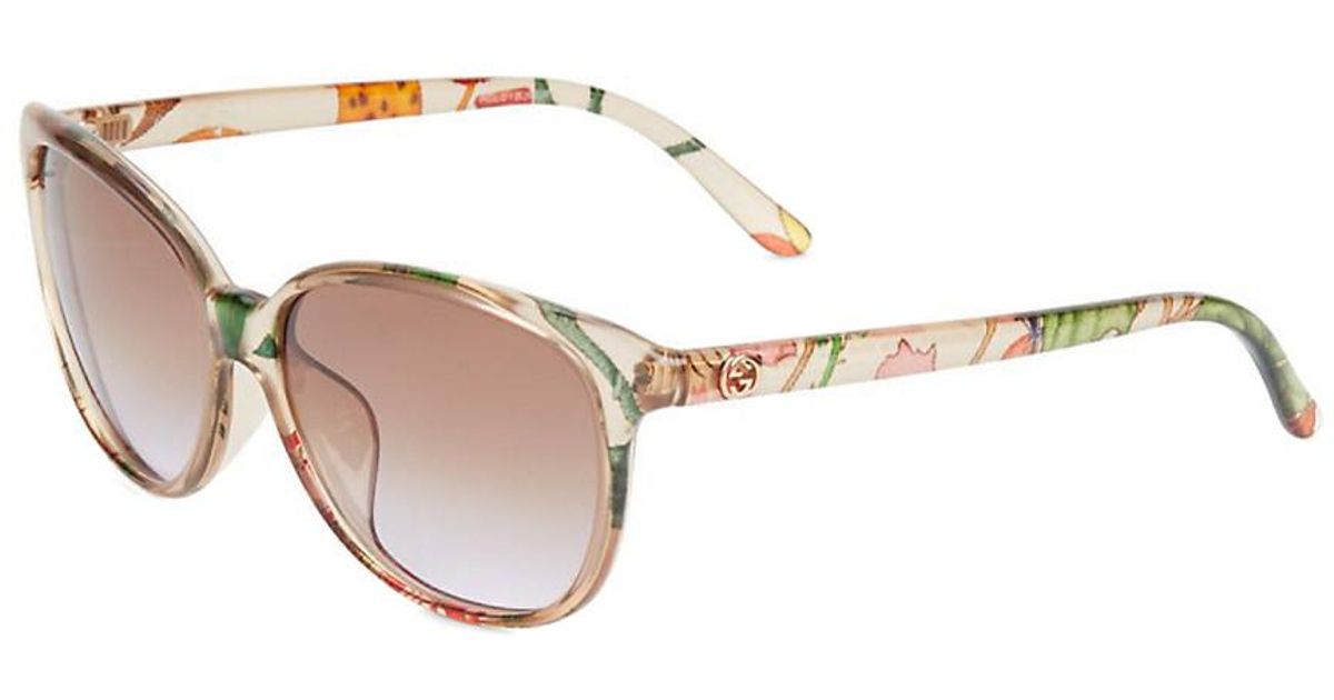 gucci 57mm cat eye sunglasses
