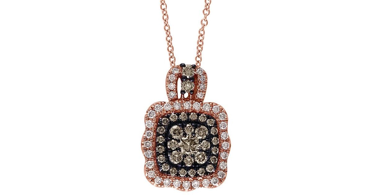 Effy Fine Jewelry 14k Rose Gold 0.79 Ct. Tw. Diamond Necklace in