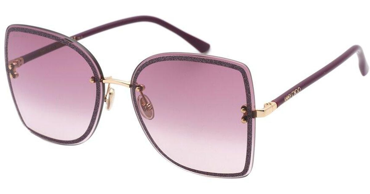Jimmy Choo Leti/s 62mm Sunglasses in Pink | Lyst