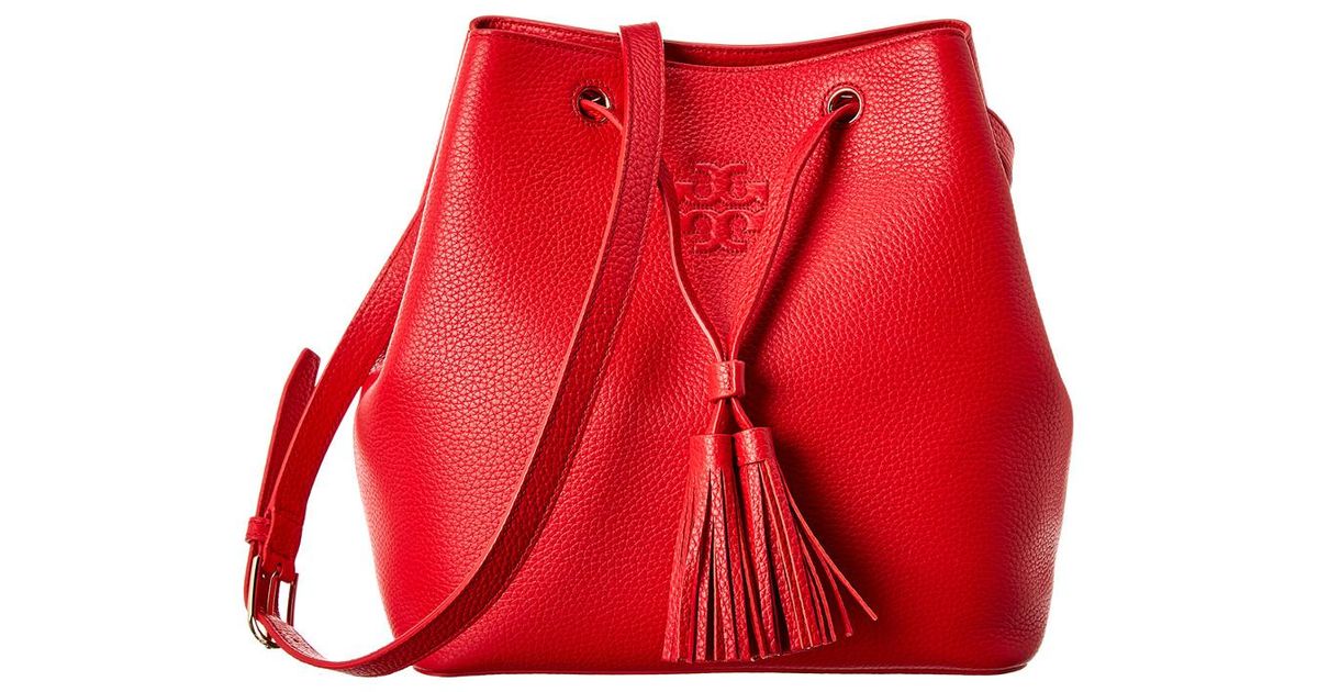 tory burch thea bucket bag