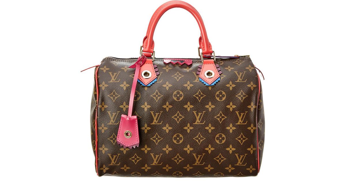 Louis Vuitton Limited Edition Pink Totem Monogram Canvas Speedy 30 | Lyst  Canada