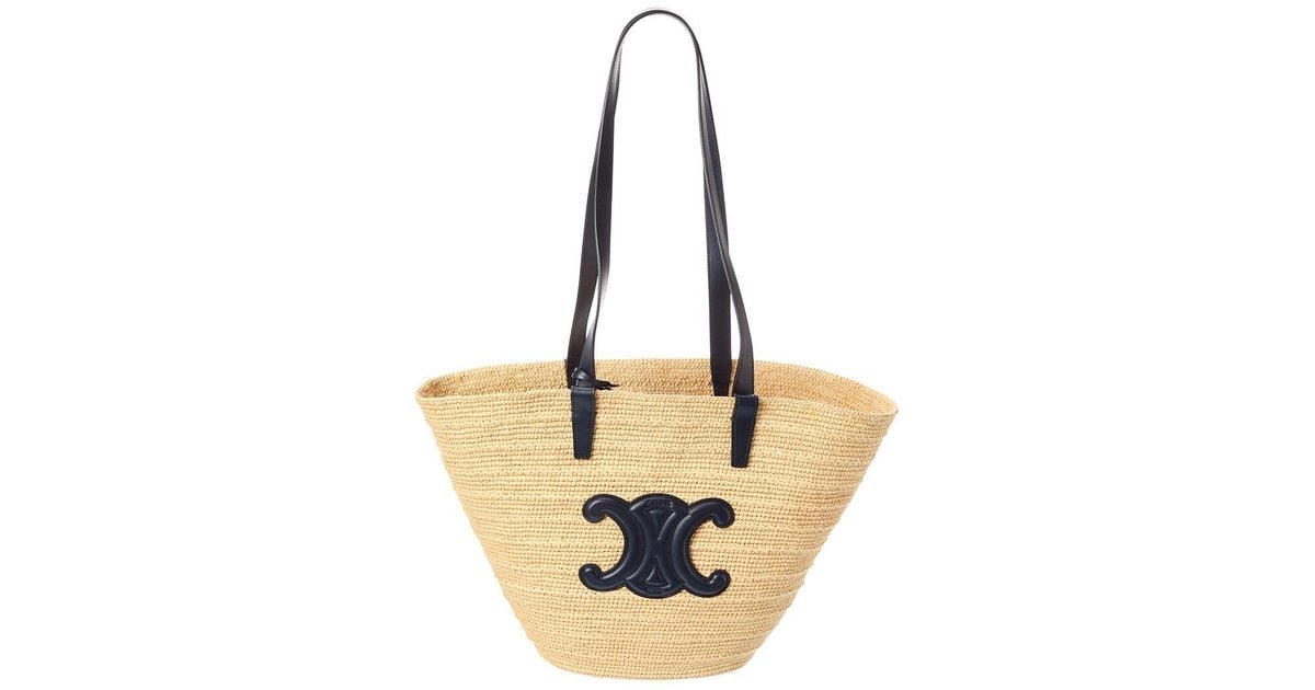【CELINE】Classic Panier tote with leather logo【ランク:Ａ】 The Perfect Summer Bag: Celine Classic Panier Review