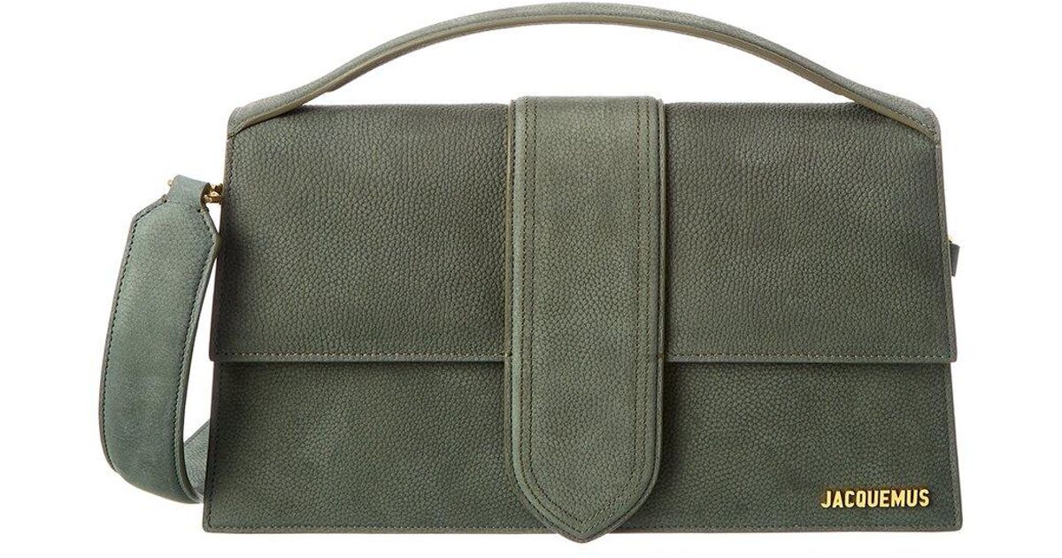 Jacquemus Le Bambinou Suede Shoulder Bag in Green Lyst Australia