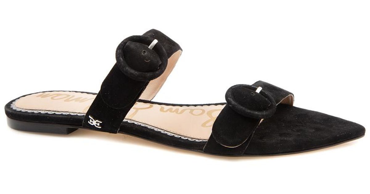 sam edelman black suede sandals