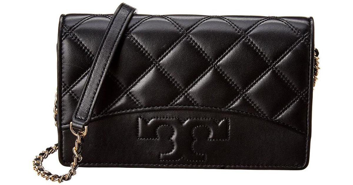 savannah chain flat wallet tory burch
