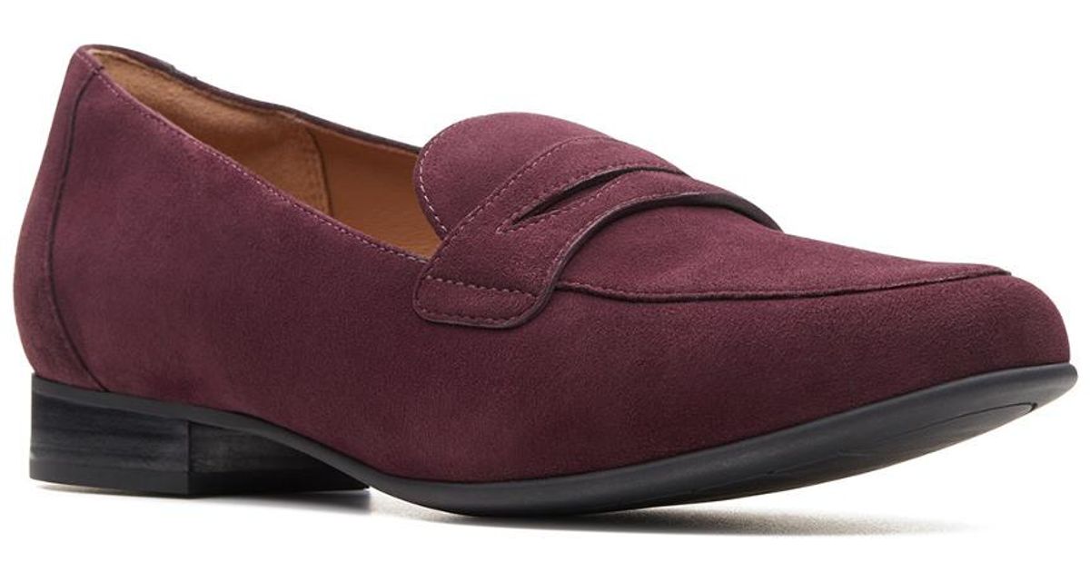 clarks un blush go penny loafer