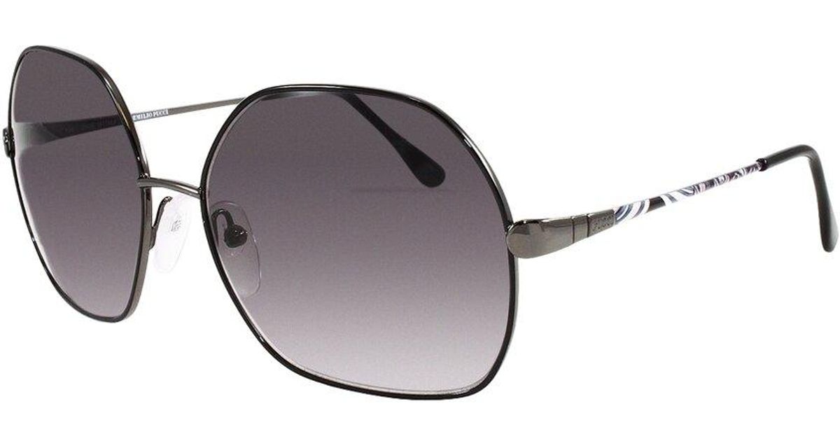 PUCCI Ep130s 59mm Sunglasses in Brown | Lyst