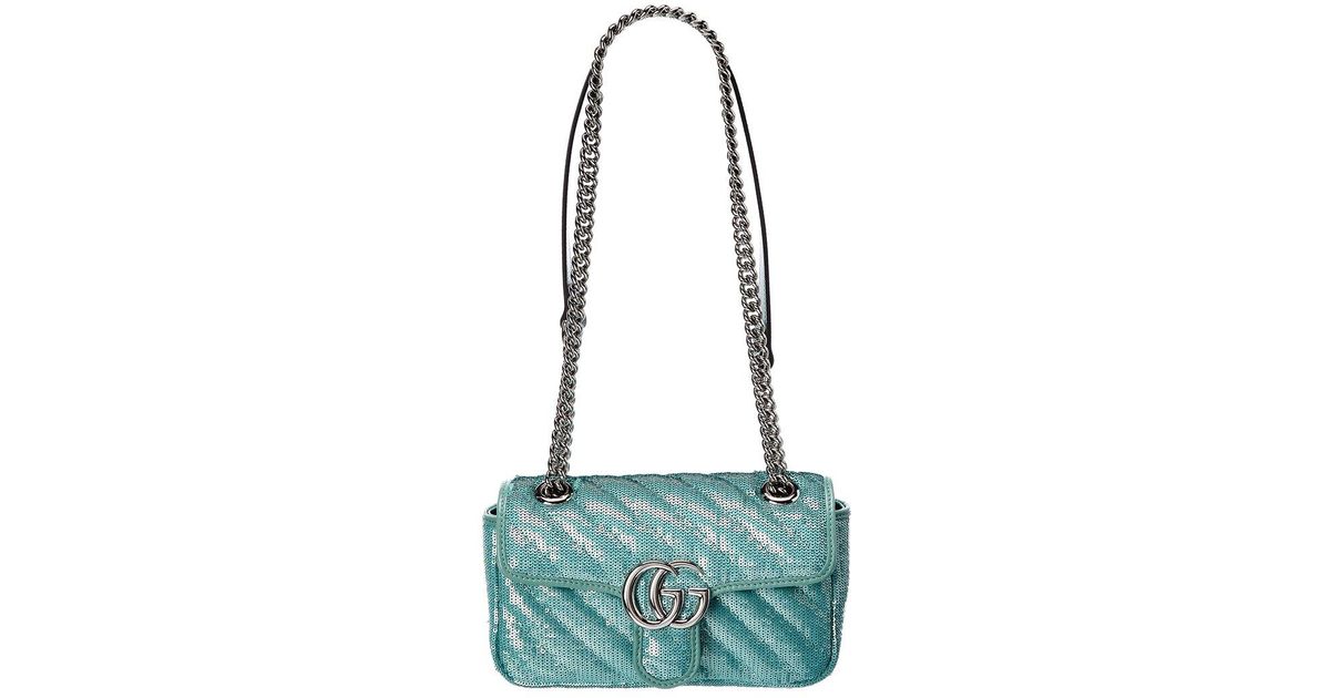 gucci marmont sequin bolsa