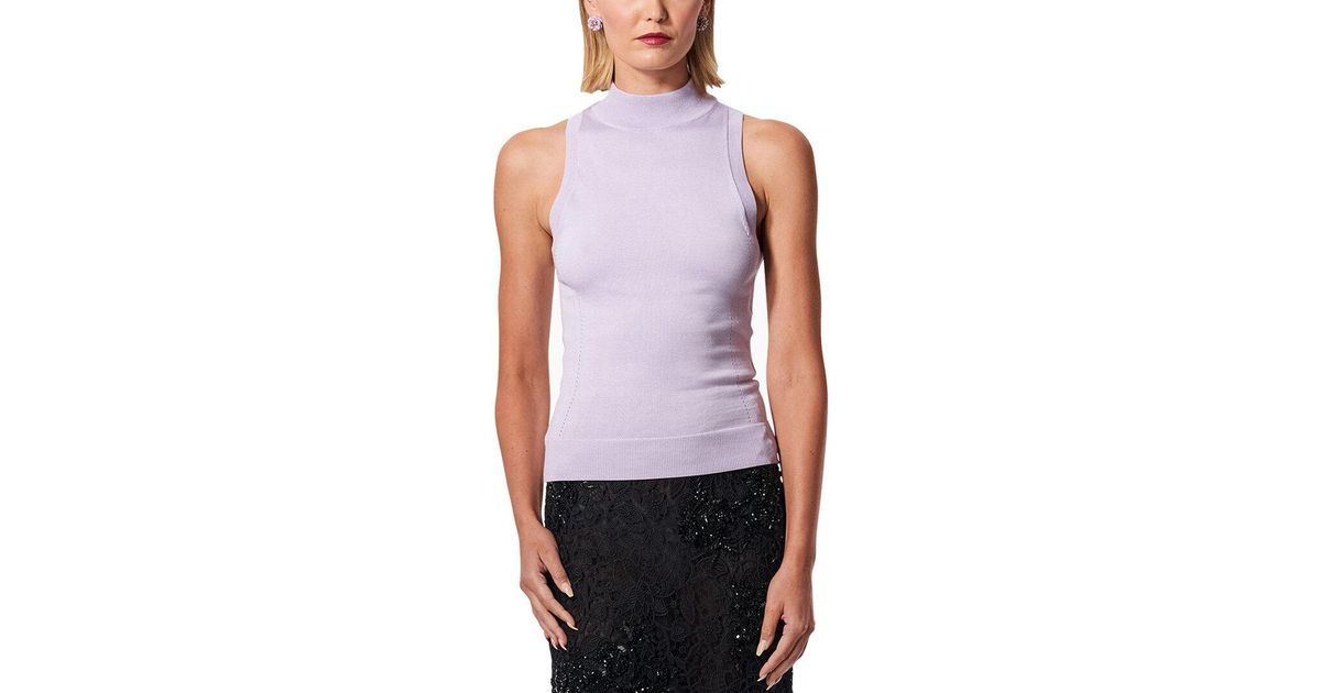 MSC-K1A0931 LILAC TURTLENECK TOP