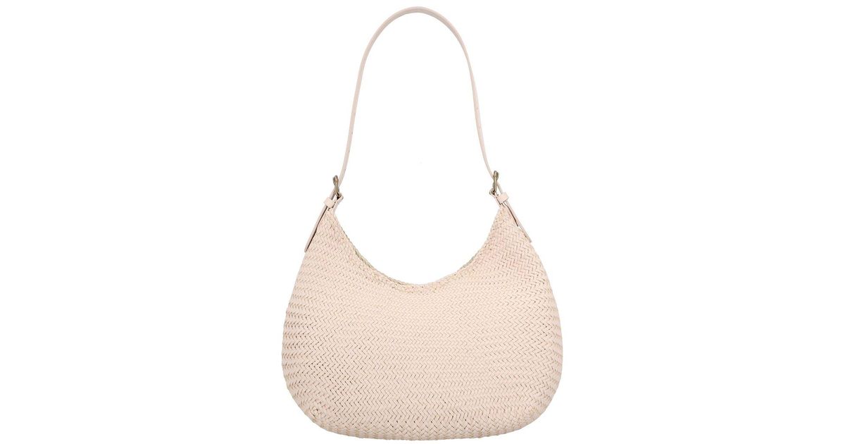 Dragon Diffusion Luna Mezza Leather Shoulder Bag in Natural | Lyst UK