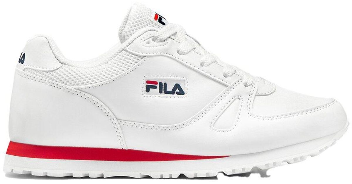 Fila Cress 2020 Leather Sneaker in White | Lyst