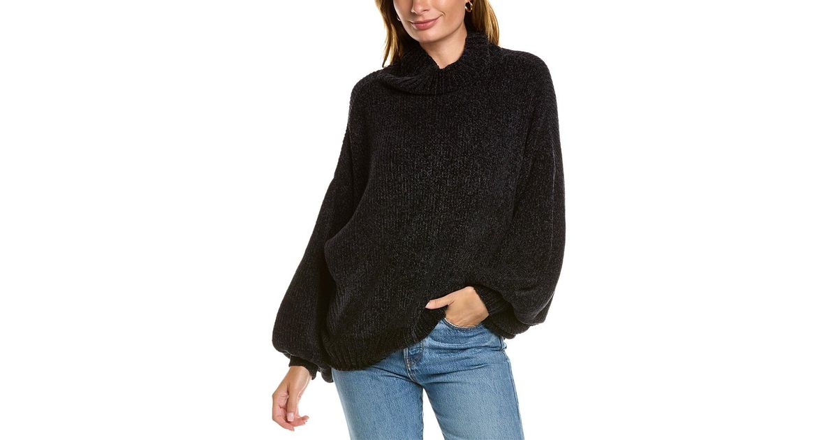 Chaser Turtleneck Sweater in Black | Lyst