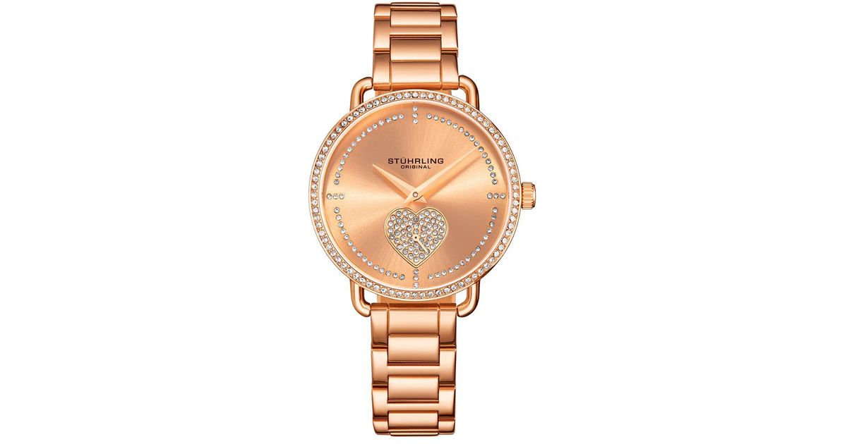 Stuhrling Original Women's Vogue Watch in Metallic Lyst