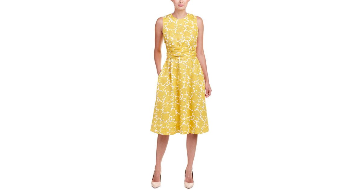 hobbs yellow twitchill dress