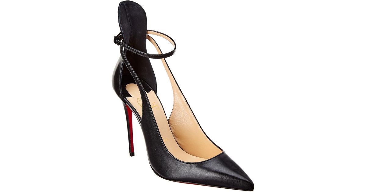 Christian Louboutin Mascara 100 Leather Pump in Black Lyst