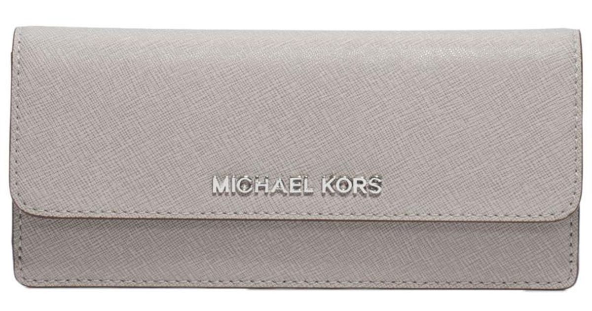 michael kors flat wallet leather