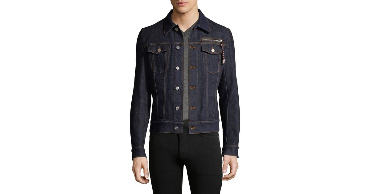 Dior Homme Denim Jean Jacket in Blue for Men | Lyst